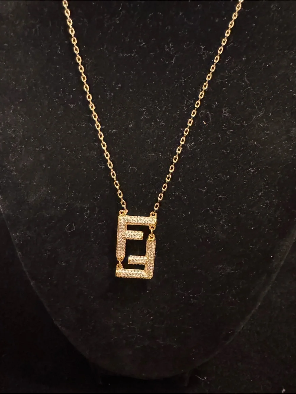 Fendi gold tone